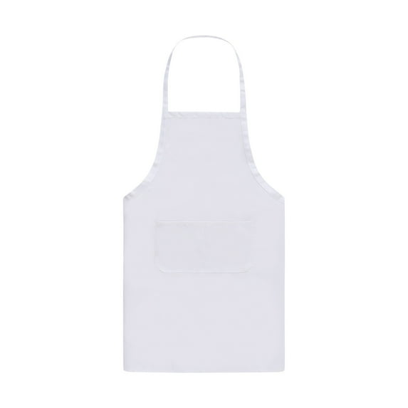 Leodye Apron work apron kitchen food waist hanging neck- Machine Washable Aprons for Men and Women, Kitchen Cooking BBQ Bulk