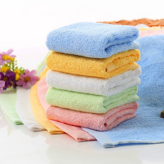 Leodye Artificial Bamboos Fiber Washcloths, Rayon Made from Bamboo -Ultra Soft Absorbent - Reusable Wipes for Delicate Skin