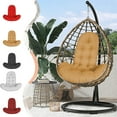thumbnail image 1 of Leodye Basket Cushion Thickened Replacement Set of 1, Chair Cushion Waterproof Basket Chairs Cushion U-Shaped Cushions for Hanging Chairs Swing, 1 of 8