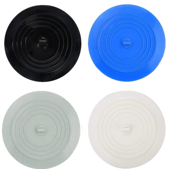 Leodye Bathtub Stopper,Bathtub Drain Haircher,Silicone Kitchen Bathroom Shower Water Strainer Protectors,Universal Flat Suction Shower Drain Cover,Washbasin Drain Stopper