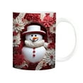 thumbnail image 1 of Leodye Christmas Ceramic Coffee Mug 3.9x3.3in 350ml Santa Claus Snowman Dishwasher Microwave Safe Versatile for Home office Kitchen Christmas Gift for Family, 1 of 1