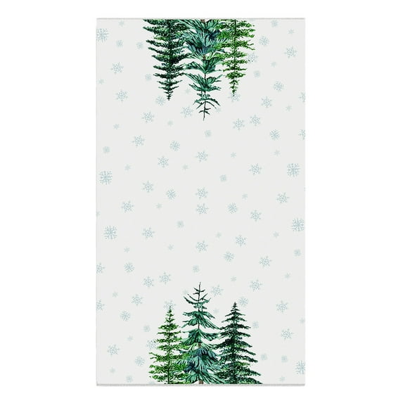 Leodye Christmas Hand Towels - Set of 1 Xmas Tree Decorative Kitchen Hand Towels Winter Holiday Decor Bath Guest Fingertip Towel Farmhouse Christmas Decor for Cabin Bathroom-26.0*17.7 in