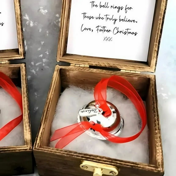 Leodye Christmas Magical Bell, Christmas Keepsake Magical Believe Bell, Believe Christmas Bells, Christmas Believe Bell Ornament, Christmas Tree Home Decor Keepsake
