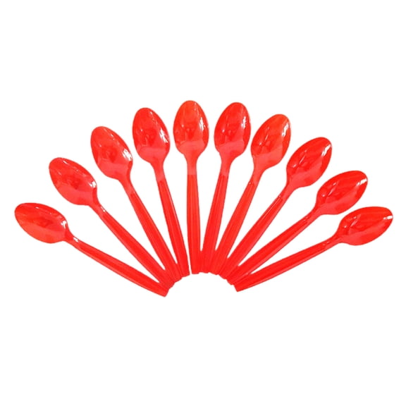 Leodye Christmas Snowman Party Tableware Set - 10PCS Christmas themed party decorations Christmas spoons