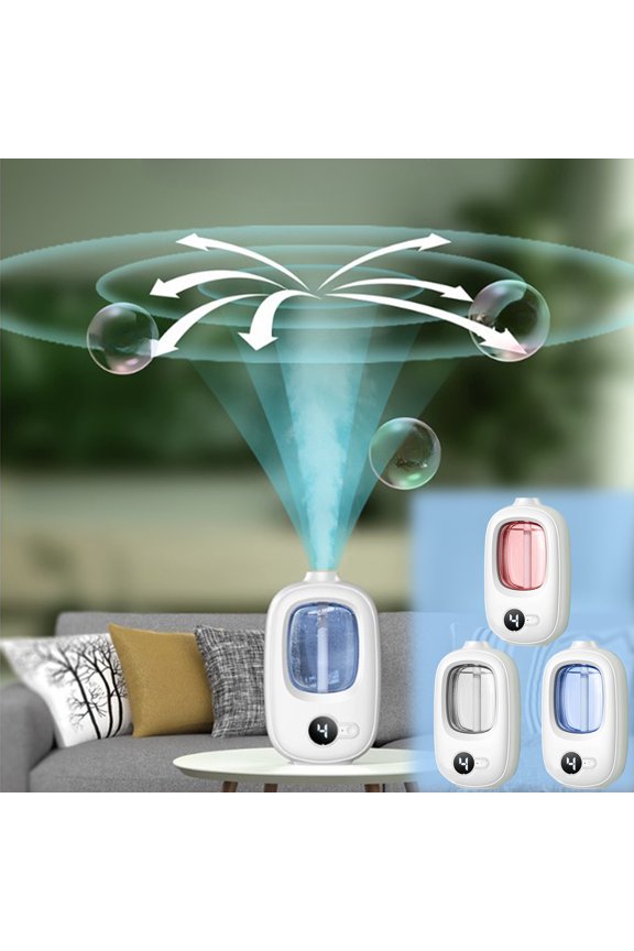 Commercial Smell Machine Oil Diffuser – 53ml Capacity Nebulizer Waterless Diffuser, Portable, Battery Operated, Scent Air Machine for Homes