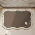 thumbnail image 1 of Leodye Diatomaceous Earth Bath Mat,Non-Slip Quick-Dry Bathroom Rug with Stylish Prints, Eco-Friendly Absorbent Floor Mat for Shower, 1 of 6