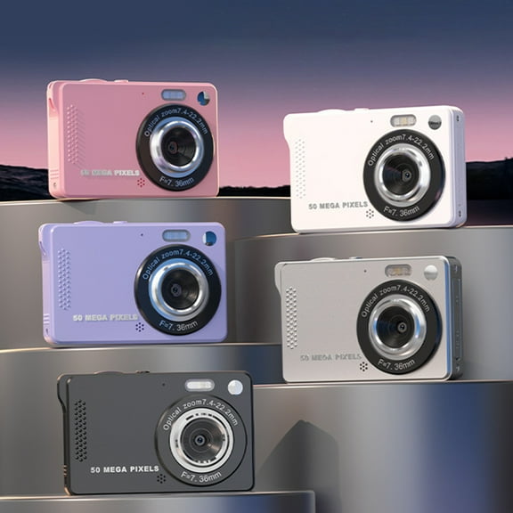 Leodye Digital Camera, 1080P Photography Supports Up To 50MP Electronic Stabilization 16X Digital, Compact Portable Small Gift for Boys Girls Students