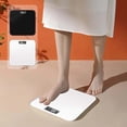 thumbnail image 1 of Leodye Electronic Scale, USB Charging Body Weight Scale White, 1 of 6