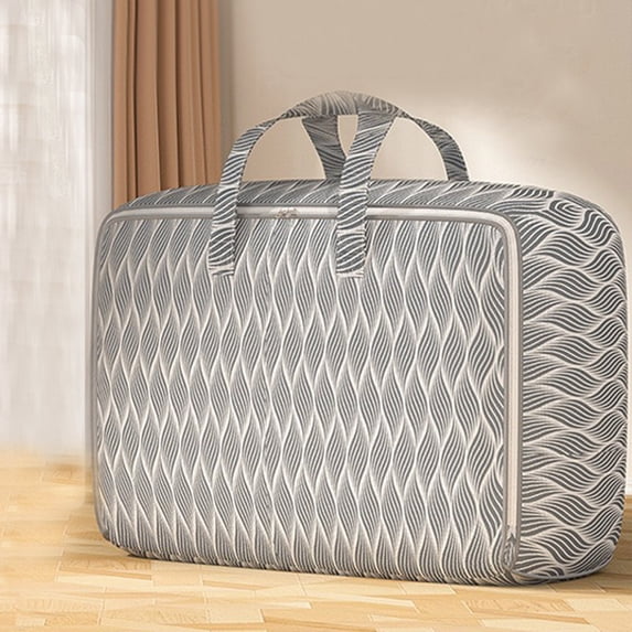 Leodye Extra Large Moving Bags with Strong Zippers & Carrying Handles, Storage Bags Storage Totes for Clothes, Moving Supplies, Space Saving Oversized Storage Bag Organizer for Moving