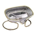 thumbnail image 1 of Leodye Gold Metal Self-Draining Soap Dish - Non-Porous Easy-Clean, for Shower/Bathroom/Kitchen Sink, 1 of 6
