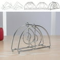 thumbnail image 1 of Leodye High End Vertical Napkin Holder Tissue Rack with Stable Base Chic Tissue Clip Organizer for Kitchen Bathroom office Table Versatile and Easy to Use Dispenser, 1 of 6