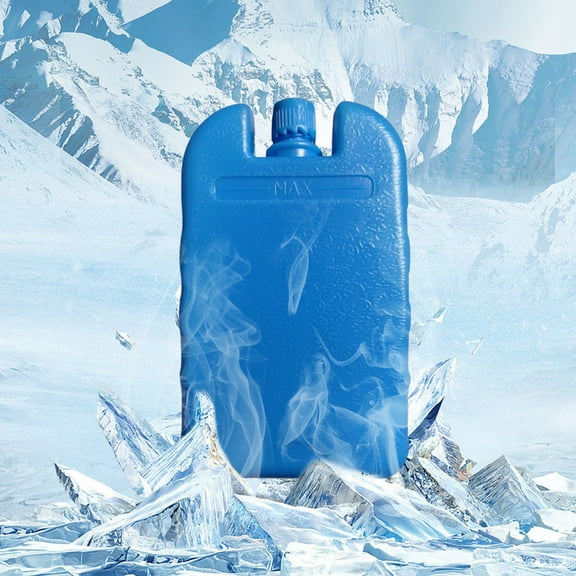 Leodye Ice Packs for Lunch Boxes, Rapid Freeze & Long Lasting Reusable Ice Packs for Cooler & Lunch Bags, Space-Saving Ice Blocks for Camping, Fishing, Injuries, Picnic