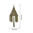 thumbnail image 1 of Leodye Leaves Tapestry Wall Decor- Bohemian Woven Tapestries Fall Leaves Wall Art, Large Boho Tassels Hanging Ornament Western Room Decor for Bedroom Living Room Dorm-28*12IN, 1 of 5