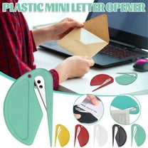 Leodye Letter Opener Envelope Slitter 1Pack Letter Openers Plastic with Blade Envelope Opener Mail Opener for Envelope,Package,Paper Cut,Safe Letter Opener
