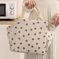 thumbnail image 1 of Leodye Lunch Bag for Women Men Cute Corduroy Lunch Tote Bags Reusable Insulated Lunch Box Large Capacity Reusable Insulated Cooler for Work Picnic Or Travel for kitchen decor, 1 of 6