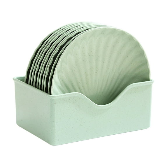 Leodye Modern Dinnerware Set – 13 Piece Food Tray Fruit Snack Bowl , Reusable Unbreakable Dishes or Daily Use