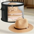 thumbnail image 1 of Leodye Oversized Clear Hat Storage Bag Set of 1, Holds up to Caps Cowboy Hat Organizer for Closet, Wide Brims Hat Case with Carrying Handles, 1 of 6