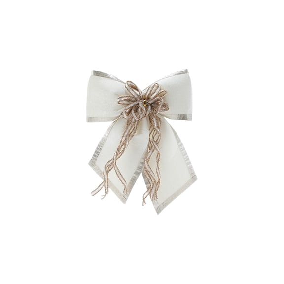 Leodye Polyester Christmas Bow - Festive Ambiance Decoration Prop