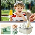 thumbnail image 1 of Leodye Popsicles molds，Silicone Popsicle Molds， Homemade Ice Popsicle Molds, Reusable Easy Release Ice Pop Molds with Sticks, 1 of 2
