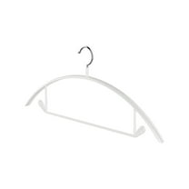 Leodye Premium Velvet Hangers 10 Pack Heavyduty- Non Slip No Shoulder Bump Suit Hanger - Chrome Hooks,Space Saving Clothes Rounded Shape for Coat,Pants-16.93x8.27x3.101in