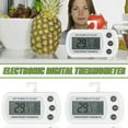 thumbnail image 1 of Leodye Refrigerator Fridge thermometer, Digital Freezer Room thermometer, Max/Min Record Function Large LCD Screen and Magnetic Back for Kitchen, Home, Restaurants, 1 of 2