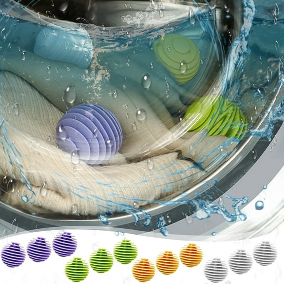 Leodye Reusable Laundry Hair Remover Balls - Lintcher for Washer & Dryer - Easy Home Solution for Removing Pet Hair, Lint & Fur from Clothes and Bedding