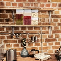 Leodye Rice Airtight Dry Food Storage Containers, Airtight Food Storage Cereal Plastic Kitchen Pantry Storage Container