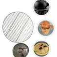 thumbnail image 1 of Leodye Round Grill Grate Stainless Steel BBQ Grill Grid Extra Thick Cooking Grate Replacement for Charcoal Smoker Campfire Picnic Outdoor Cookingty, 1 of 2