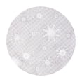 thumbnail image 1 of Leodye Round Snowflake Placemats Set of 1, Washable Wipeable Non Slip Stain Heat Resistant Dining Table Mats for Valentines Wedding Party Decoration-15x15x0.2in, 1 of 6