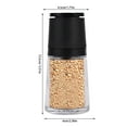 thumbnail image 1 of Leodye Sea Salt and Pepper Grinder Set of 1 - Adjustable Ceramic - Glass Salt and Pepper Shakers - Kitchen Pepper Mill & Salt Mill /Funnel, 1 of 5