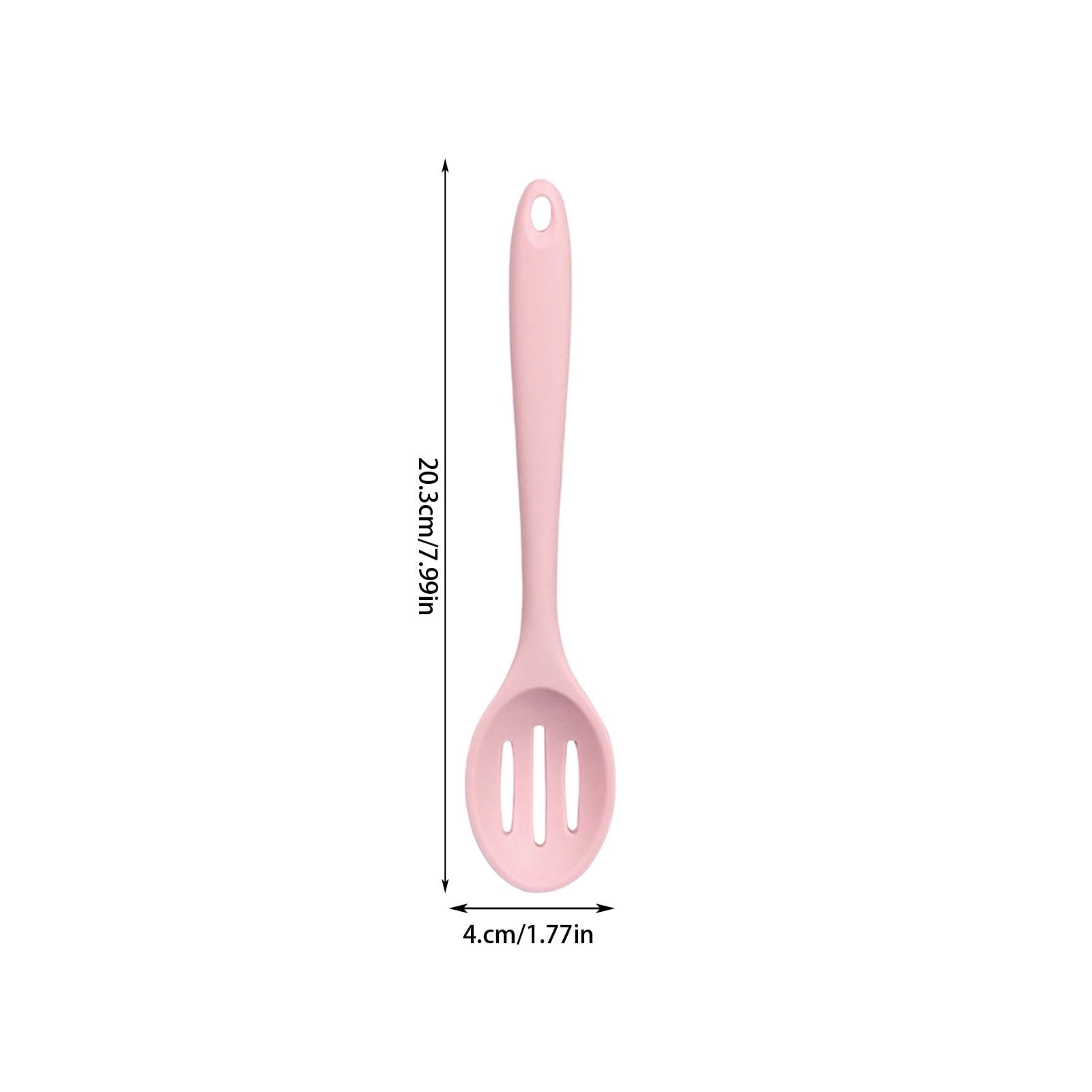 Leodye Silicone Skimmer Spoon Set 1, Non-Stick Cooking Slotted Colander ...