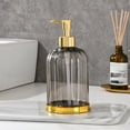 thumbnail image 1 of Leodye Small Soap Dispenser for Bathroom and Kitchen, Plastic Hand Soap Dish Soap Dispenser with Pump, 1 of 6