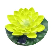 Leodye Solar Floating Pool Lights - 1-pack Hollandia Flower LED Pond Light for Outdoor Water Decor -6.69x6.69x1.96in