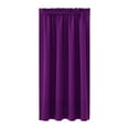thumbnail image 1 of Leodye Solid Colour Silk Curtains 1 Panels, Blackout thermal Insualted Curtains Silk Drapes for Bedroom/Living Room/Home office, Back Tab & Rod Pocket-41.73 ×53.94in, 1 of 4