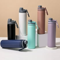 Leodye Stainless Steel Travel Mug, Leak-Proof Lid,- Perfect Reusable Cup for Coffee or Water; hot and cold beverage holder