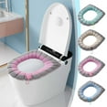 thumbnail image 1 of Leodye Toilet seat Cover Cushion Pads Luxury Toilets Warm Toilet seat Covers Warm Toilet Seat Mat Super Warm Universal (1-Pack, 14.1X18.5in), 1 of 6
