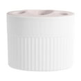 thumbnail image 1 of Leodye Toothbrush and Toothpaste Holder with Divider for Bathroom Countertop Organizer, Plastic Anti-Slip Large Toothbrush Holders Storage Caddy Drainage for Family, 1 of 6