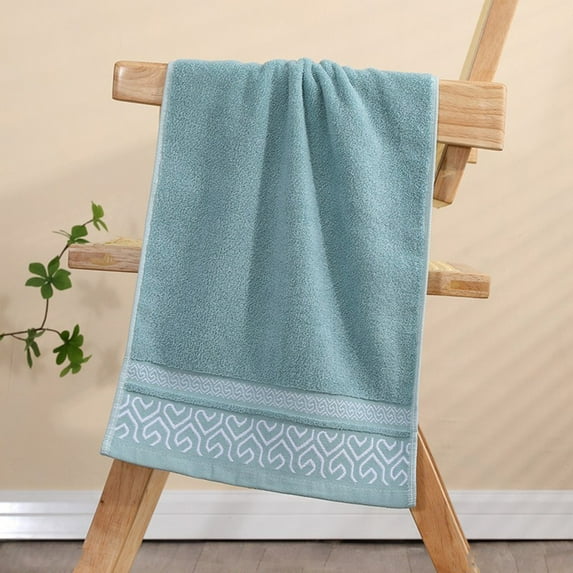 Leodye Towel Thickened Soft Absorbent Plain Color Household Wash Face Gift Towel - Spa & Salon Quality - Mercerized Cotton Face Towels - Ring Spun, Very Soft & Absorbent Wash Cloths for Showering