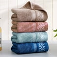 thumbnail image 1 of Leodye Towel Thickened Soft Absorbent Plain Color Household Wash Face Gift Towel - Spa & Salon Quality - Mercerized Cotton Face Towels - Ring Spun, Very Soft & Absorbent Wash Cloths for Showering, 1 of 7