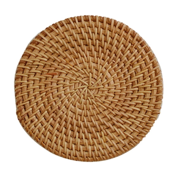 Leodye Trivets for Hot Dishes - Woven Rattan Trivets Hot Pads for Dinning Table,Kitchen Heat Resistant Straw Dish Coasters Placemats Pot Holder