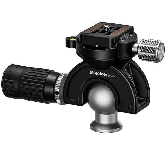Leofoto 40mm Full Dynamic Ball Head, 3/8" Mount, Handlebar Control, Rosette Connector (MH-40X-ARCA)