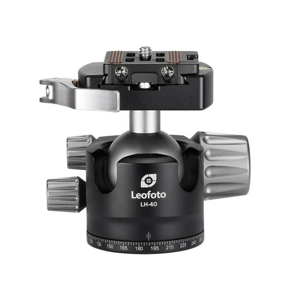 Leofoto  Ball Head w/ Lever Release Clamp, Arca, Black