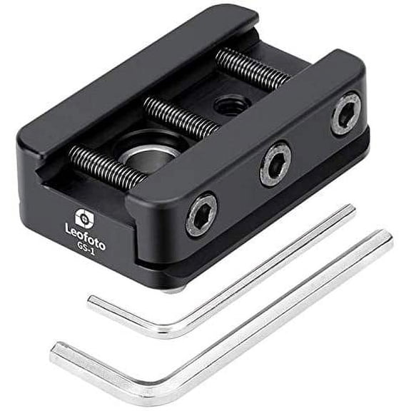 Leofoto  NATO-DVTL Picatinny Mount - Arca Compatible QR Clamp, Black