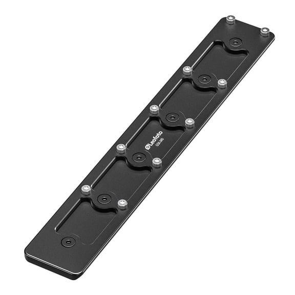 Leofoto GSK 240mm KeyMod Rail, Lightweight Aluminum, Arca-Type Compatible, Ultra-Slim Profile, 240mm Length, KeyMod Mounting Surface (GSK-240)