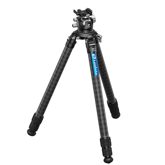 Leofoto LM-403C X Version Tripod w/ 75mm Bowl/Platform, LH Ballhead Set, Black