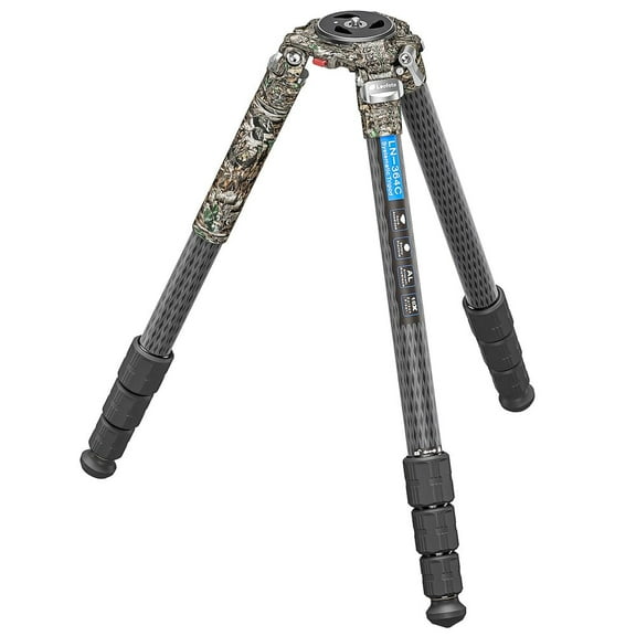 Leofoto LN-364C Heavy Duty Tripod w/ 75mm Video Bowl/Platform & Bag, Camo