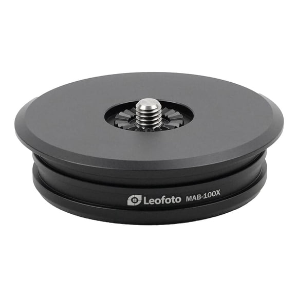 Leofoto MA-X Series X Bowl Adapter with 100mm Bowl, Secure Rosette Connector, Compatible with X Version Outdoors Heads (MA-100X)
