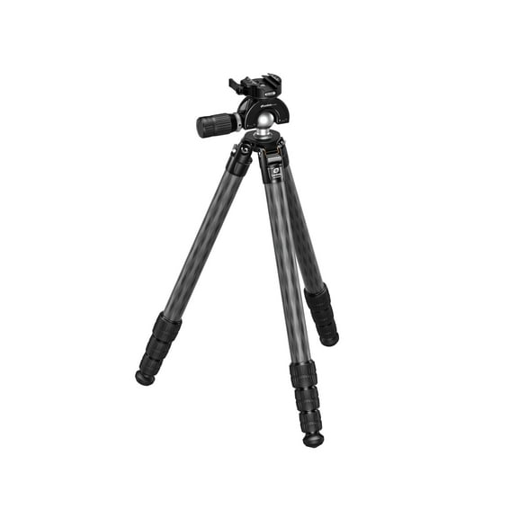 Leofoto SA-324CX/MH-X Outdoors Tripod w/ Dynamic Ball Head Set, Black, SA-324CX+