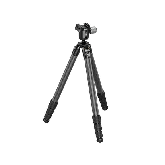 Leofoto SA-364CX/MG-40X Outdoors Tripod w/ Rapid Lock Ballhead, Black, SA-364CX+