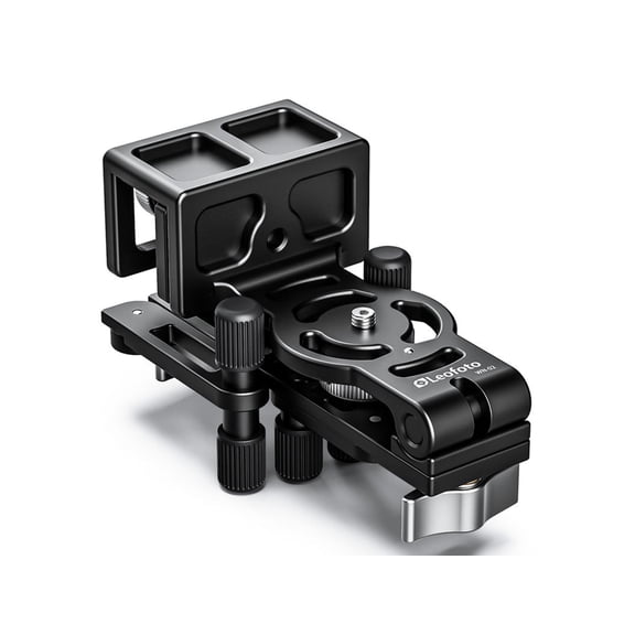 Leofoto Multi-Purpose Window Mount for Binoculars/Lens and Camera, Black